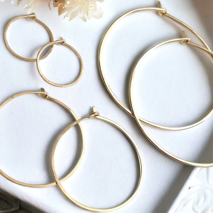 Golden Radiance: Embrace Chic With Gold Fill Hoops